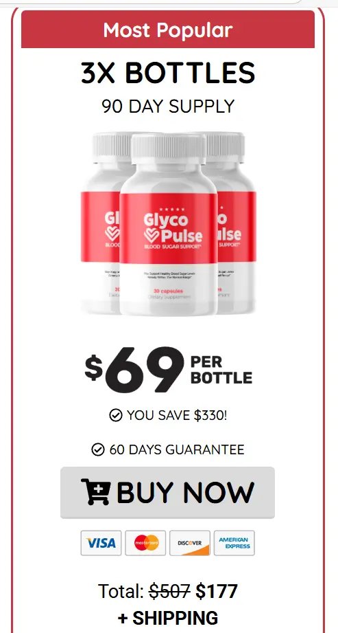 GlycoPulse - 3 Bottle